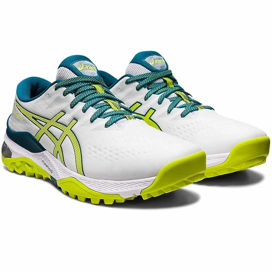 Asics Gel-Kayano Ace Golf Shoes White/Neon Lime 3 Asics Gel-Kayano Ace Golf Shoes White/Neon Lime - Image 3