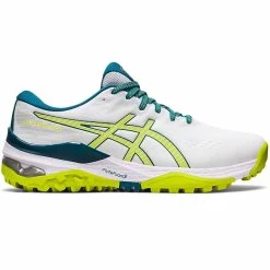 Asics Gel-Kayano Ace Golf Shoes White/Neon Lime