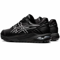 Asics Gel-Preshot Golf Shoes Black/Black -Shoes Popular Store asics gel preshot golf shoes black black back itempicture