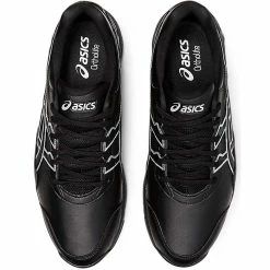 Asics Gel-Preshot Golf Shoes Black/Black -Shoes Popular Store asics gel preshot golf shoes black black top itempicture