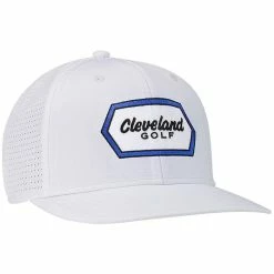 Cleveland Hexagon Hat -Shoes Popular Store cleveland hexagon hat white front itempicture