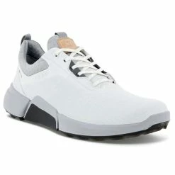 Ecco BIOM H4 Golf Shoes White/Concrete 6 Ecco BIOM H4 Golf Shoes White/Concrete -Shoes Popular Store ecco biom h4 golf shoes white concrete toe
