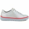 Ecco Women's Golf Tray Laced Golf Shoes Silver