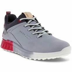 Ecco Women's S-Three Golf Shoes Silver Grey/Dahlia -Shoes Popular Store ecco womens s three golf shoes silver grey dahlia toe itempicture