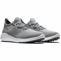 FootJoy Flex XP Golf Shoes Grey Knit -Shoes Popular Store footjoy flex xp golf shoes grey pair itempicture