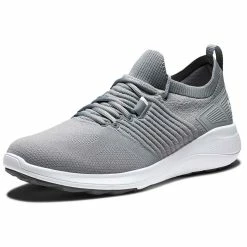 FootJoy Flex XP Golf Shoes Grey Knit -Shoes Popular Store footjoy flex xp golf shoes grey toe itempicture