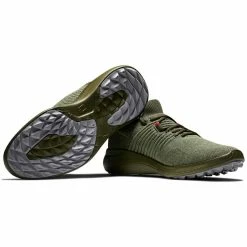 FootJoy Flex XP Golf Shoes Olive Knit -Shoes Popular Store footjoy flex xp golf shoes olive toe sole itempicture