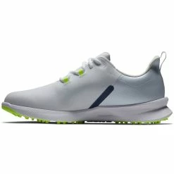 FootJoy Fuel Sport Golf Shoes White/Navy 12 FootJoy Fuel Sport Golf Shoes White/Navy -Shoes Popular Store footjoy fuel sport golf shoes white navy 55453 side itempicture