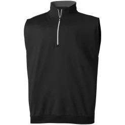 FootJoy Half Zip Pullover Vest -Shoes Popular Store footjoy half zip pullover vest black hero itempicture