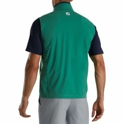 FootJoy HydroKnit Vest -Shoes Popular Store footjoy hydroknit vest evergreen navy back itempicture