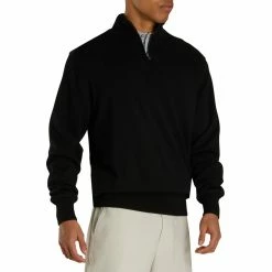 FootJoy Performance Lined Merino Sweater 7 FootJoy Performance Lined Merino Sweater -Shoes Popular Store footjoy performance lined merino sweater black itempicture