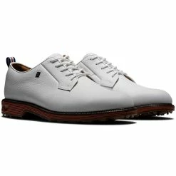 FootJoy Premiere Series Field Golf Shoes White/Brick -Shoes Popular Store footjoy premiere series flint golf shoes white brick 53989 pair itempicture