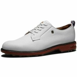 FootJoy Premiere Series Field Golf Shoes White/Brick -Shoes Popular Store footjoy premiere series flint golf shoes white brick 53989 toe itempicture