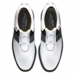 FootJoy Premiere Series Packard BOA Golf Shoes White/Black/Grey -Shoes Popular Store footjoy premiere series packard boa golf shoes white black grey top