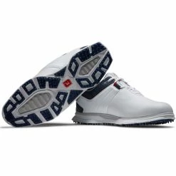 FootJoy Pro SL Golf Shoes White/Navy/Red -Shoes Popular Store footjoy pro sl golf shoes white navy red 53074 beauty itempicture