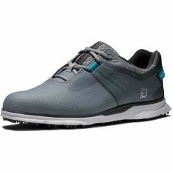 FootJoy Pro SL Sport Golf Shoes Grey/Reef Blue -Shoes Popular Store footjoy pro sl sport golf shoes grey reef blue 53855 toe itempicture