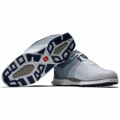 FootJoy Pro SL Sport Golf Shoes White/Blue Fog -Shoes Popular Store footjoy pro sl sport golf shoes white blue fog 53854 beauty itempicture
