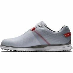 FootJoy Pro SL Sport Golf Shoes White/Orange -Shoes Popular Store footjoy pro sl sport golf shoes white orange 53853 side itempicture