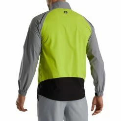 FootJoy Select LS Rain Jacket -Shoes Popular Store footjoy select ls rain jacket lime grey back itempicture