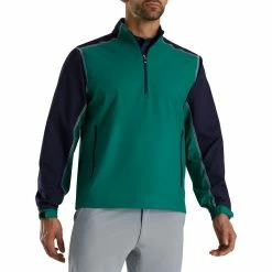 FootJoy Sport Windshirt -Shoes Popular Store footjoy sport windshirt evergreen navy front itempicture
