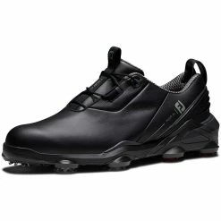 FootJoy Tour Alpha Golf Shoes Black/Red -Shoes Popular Store footjoy tour alpha golf shoes black red front itempicture