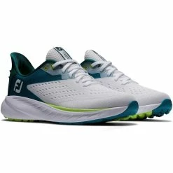 FootJoy Women's Flex XP Golf Shoes White/Teal -Shoes Popular Store footjoy women s flex xp golf shoes white teal 95423 pair itempicture