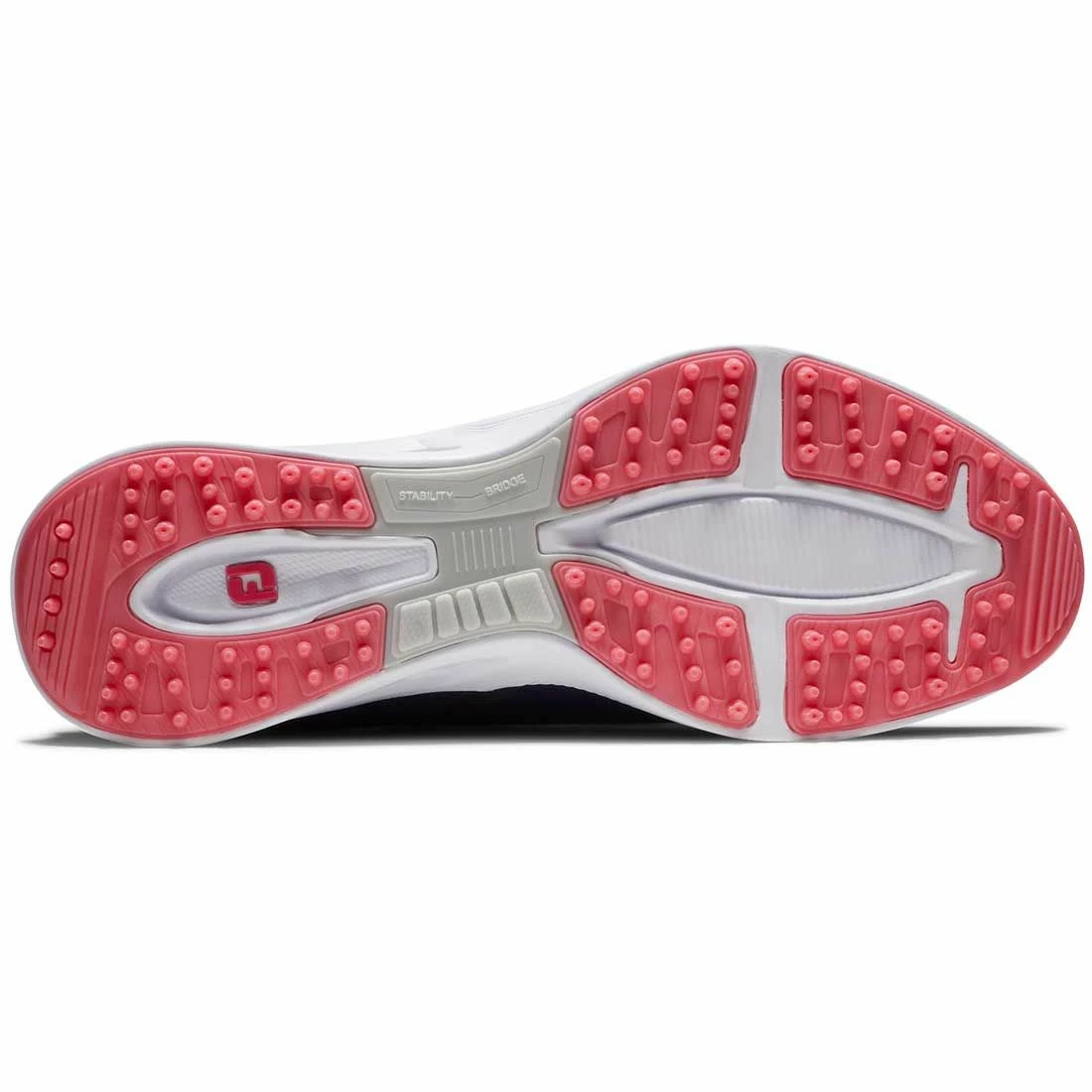 FootJoy Women's FJ Fuel Golf Shoes Navy/Hot Pink 2 FootJoy Women's FJ Fuel Golf Shoes Navy/Hot Pink - Image 2