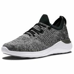 FootJoy Women's Flex XP Golf Shoes Black/Charcoal -Shoes Popular Store footjoy womens flex xp golf shoes black charcoal front itempicture