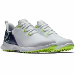 FootJoy Women's Fuel Sport Golf Shoes White/Navy -Shoes Popular Store footjoy womens fuel sport golf shoes white navy 90128 pair itempicture
