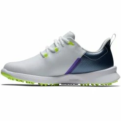 FootJoy Women's Fuel Sport Golf Shoes White/Navy -Shoes Popular Store footjoy womens fuel sport golf shoes white navy 90128 side itempicture