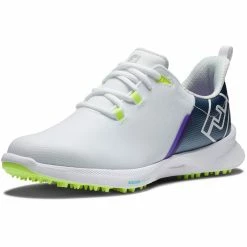 FootJoy Women's Fuel Sport Golf Shoes White/Navy -Shoes Popular Store footjoy womens fuel sport golf shoes white navy 90128 toe itempicture