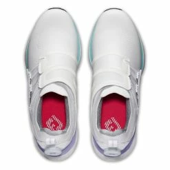 FootJoy Women's HyperFlex BOA Golf Shoes White/Purple -Shoes Popular Store footjoy womens hyperflex boa golf shoes white purple 98170 top itempicture