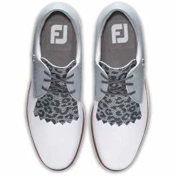 FootJoy Women's Sport Retro Golf Shoes White/Light Grey -Shoes Popular Store footjoy womens sport retro golf shoes white light grey top itempicture