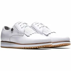 FootJoy Women's Sport Retro Golf Shoes White/White -Shoes Popular Store footjoy womens sport retro golf shoes white white pair itempicture