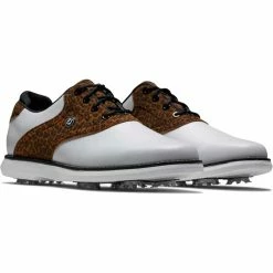 FootJoy Women's Traditions Saddle Golf Shoes Leopard -Shoes Popular Store footjoy womens traditions saddle golf shoes leopard 97923 pair itempicture