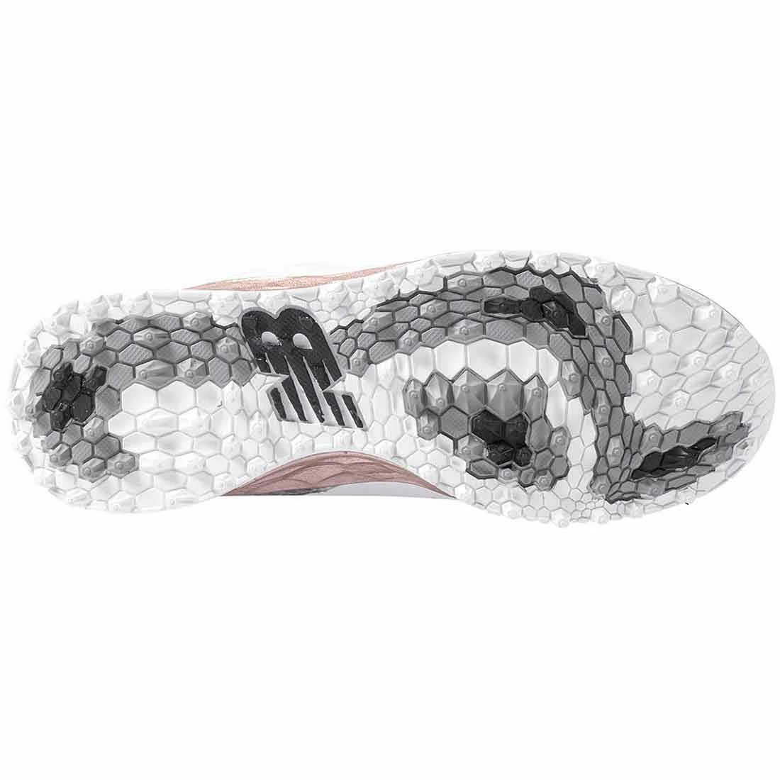 New Balance Women's Fresh Foam Links SL V2 Golf Shoes White/Rose Gold 2 New Balance Women's Fresh Foam Links SL V2 Golf Shoes White/Rose Gold - Image 2