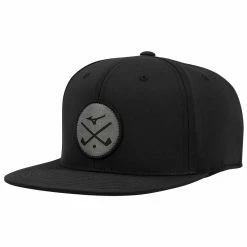 Mizuno Crossed Clubs Snapback Hat -Shoes Popular Store mizuno crossed clubs snapback hat black itempicture