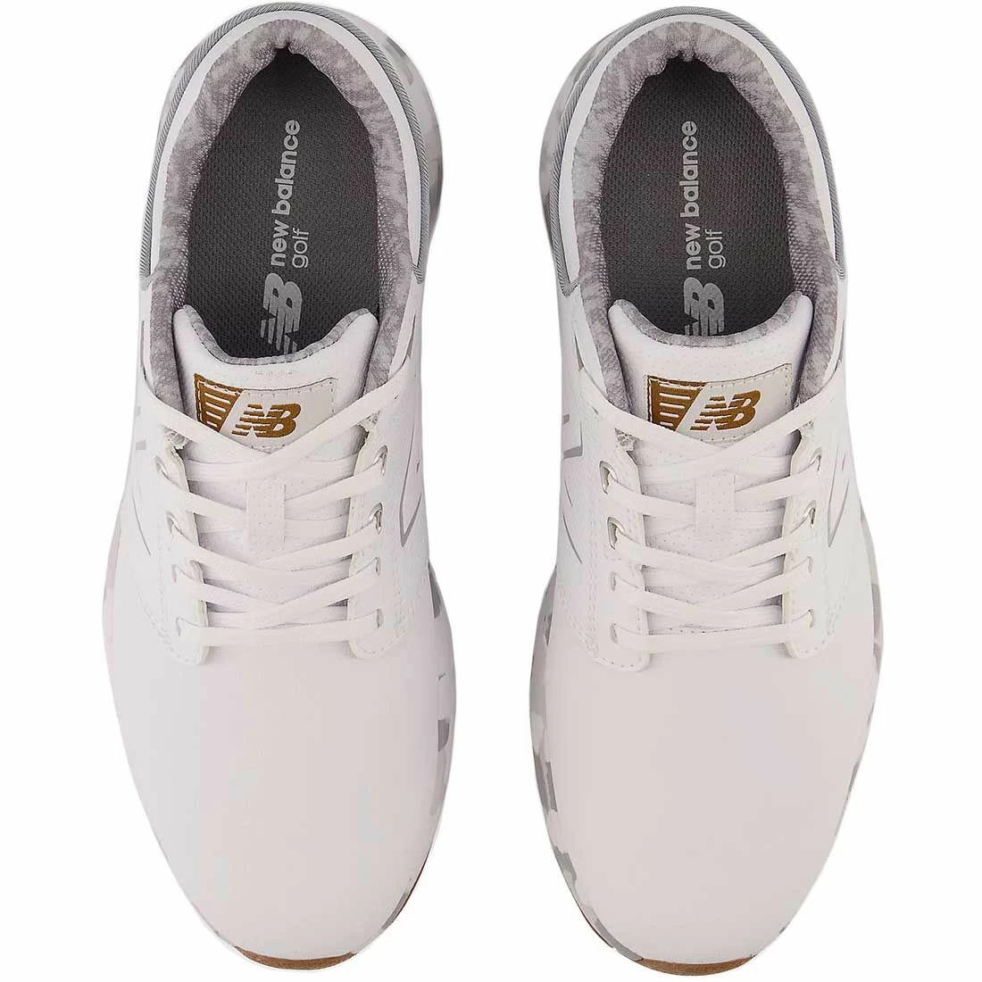 New Balance Fresh Foam Contend Golf Shoes White/Brown 5 New Balance Fresh Foam Contend Golf Shoes White/Brown - Image 5