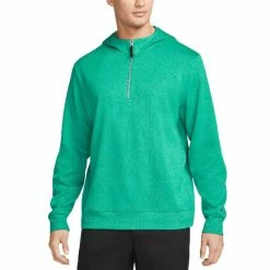 Nike Dri-FIT Golf Hoodie -Shoes Popular Store nike 2022 dri fit golf hoodie neptune green front itempicture