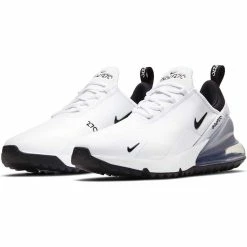 Nike Air Max 270 G Golf Shoes White/Black/Platinum -Shoes Popular Store nike air max 270 g golf shoes white black platinum pair itempicture