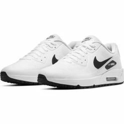 Nike Air Max 90 G Golf Shoes White/Black -Shoes Popular Store nike air max 90 g golf shoes white black pair itempicture