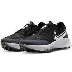 Nike Air Zoom Infinity Tour NEXT% Golf Shoes Black/White/Iron Grey -Shoes Popular Store nike air zoom infinity tour next golf shoes black white iron grey pair itempicture