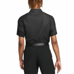 Nike Dri-FIT ADV Tiger Woods Jacquard Colorblock Polo -Shoes Popular Store nike dri fit adv tiger woods jacquard colorblock polo dark smoke grey back itempicture