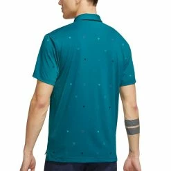 Nike Dri-FIT Player Heritage Print Polo -Shoes Popular Store nike dri fit player heritage print polo bright spruce back itempicture