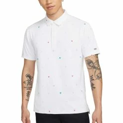 Nike Dri-FIT Player Heritage Print Polo -Shoes Popular Store nike dri fit player heritage print polo white itempicture