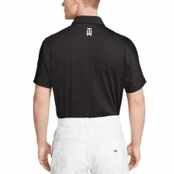 Nike Dri-FIT TW Striped Polo -Shoes Popular Store nike dri fit tw striped polo black anthracite back itempicture