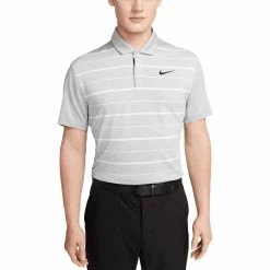 Nike Dri-FIT TW Striped Polo -Shoes Popular Store nike dri fit tw striped polo light smoke grey itempicture