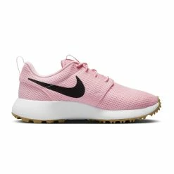 Nike Juniors Roshe 2 G Golf Shoes Soft Pink/Black/White -Shoes Popular Store nike juniors roshe 2 g golf shoes soft pink black dz6895 601 spine itempicture