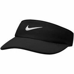 Nike Women's Dri-FIT AeroBill Visor -Shoes Popular Store nike womens dri fit aerobill visor black front itempicture