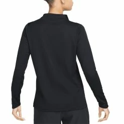 Nike Women's Dri-FIT UV Advantage Mock-Neck Top -Shoes Popular Store nike womens dri fit uv advantage mock neck top black back itempicture